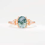 SR17613 Moss Agate Ring - Additional view