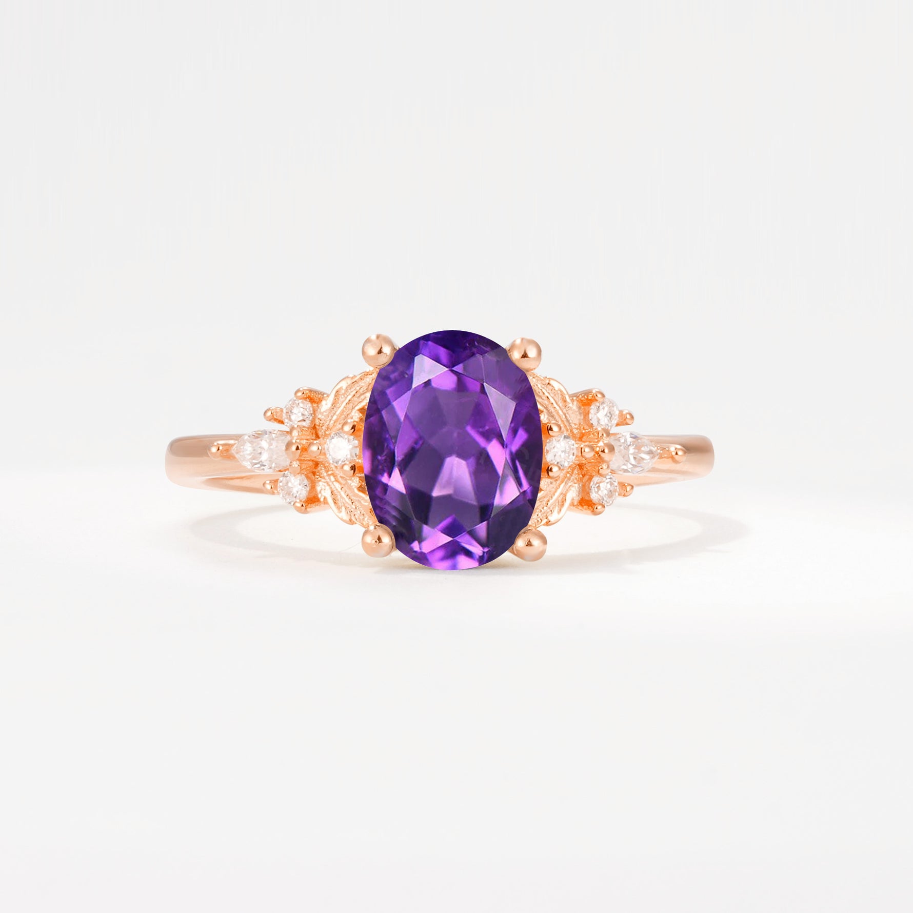 SR17613 Amethyst Ring - Additional view