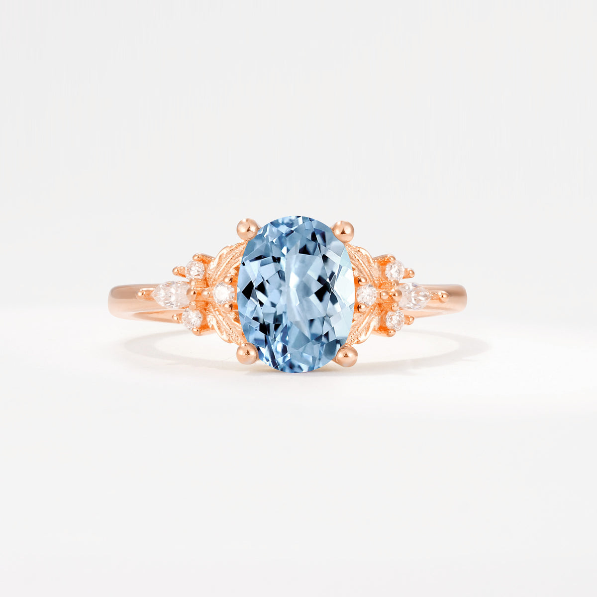 SR17613 Aquamarine Ring - Additional view