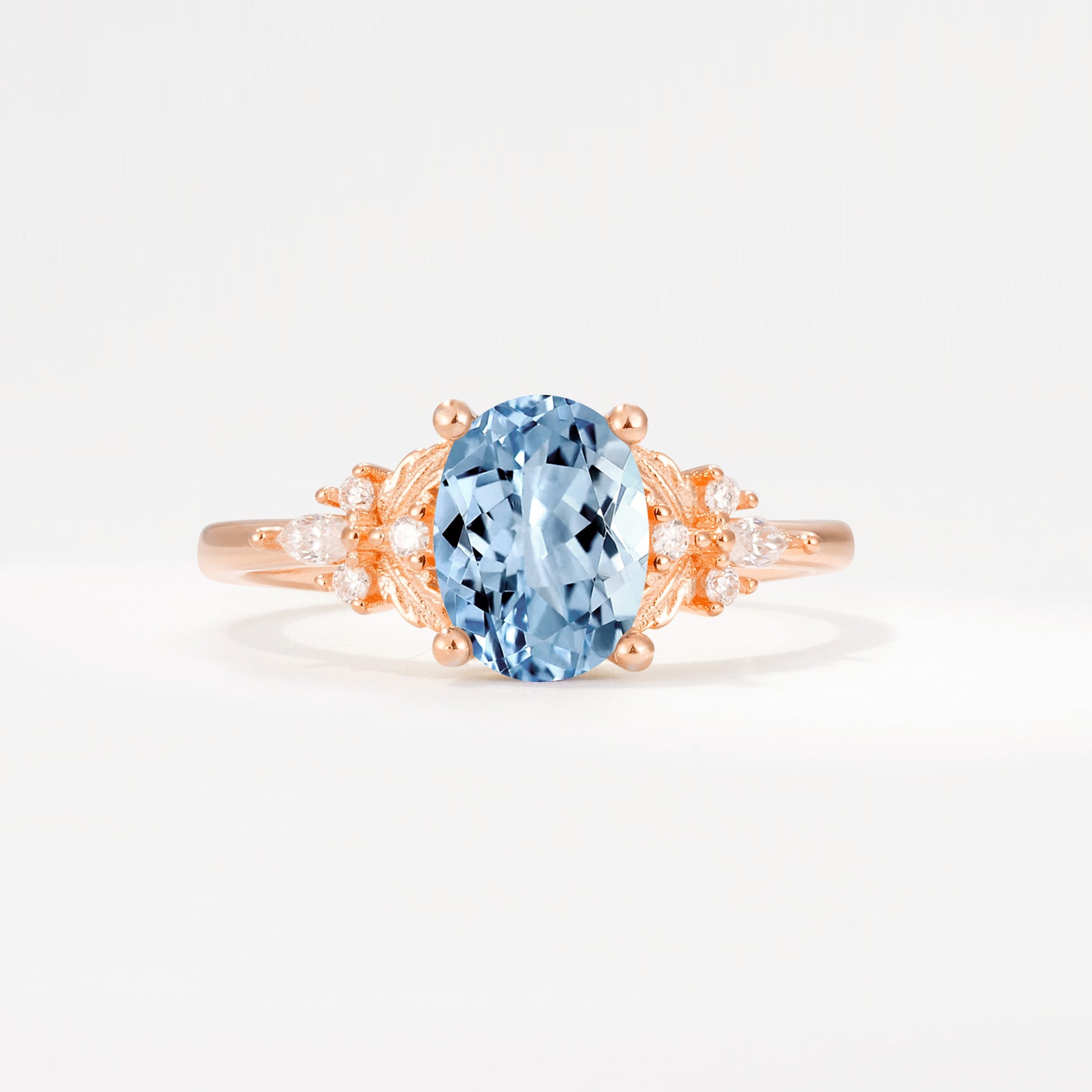 SR17613 Aquamarine Ring - Additional view