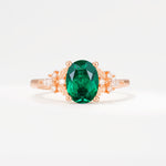 SR17613 Emerald Ring - Additional view
