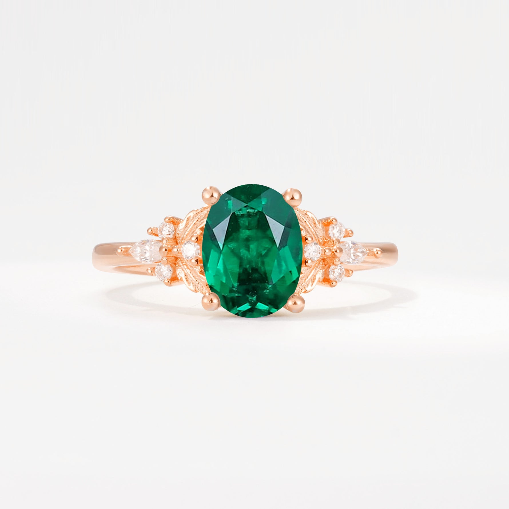 SR17613 Emerald Ring - Additional view