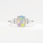 SR17613 Fire Opal Ring - Additional view