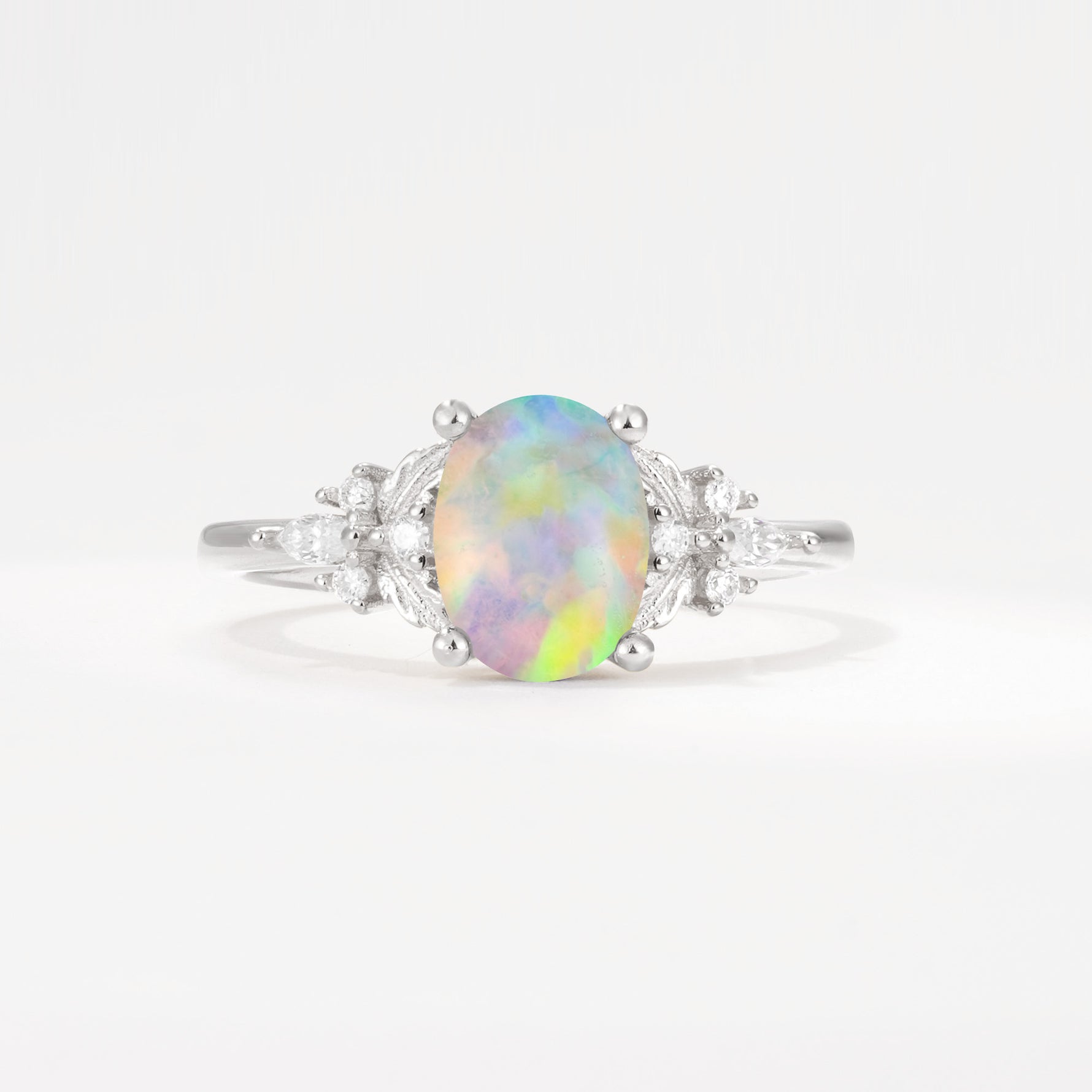 SR17613 Fire Opal Ring - Additional view