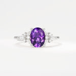 SR17613 Amethyst Ring - Additional view