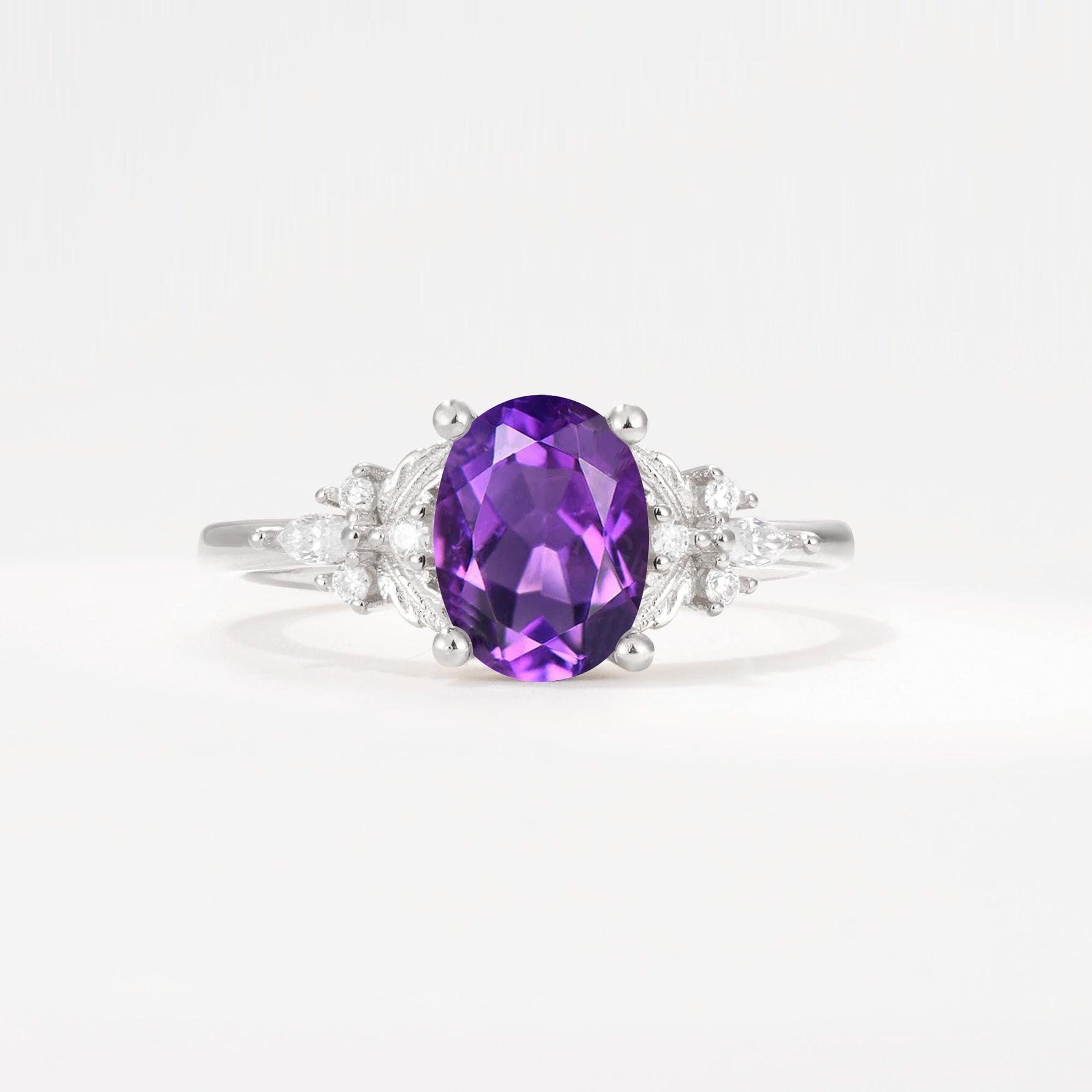 SR17613 Amethyst Ring - Additional view