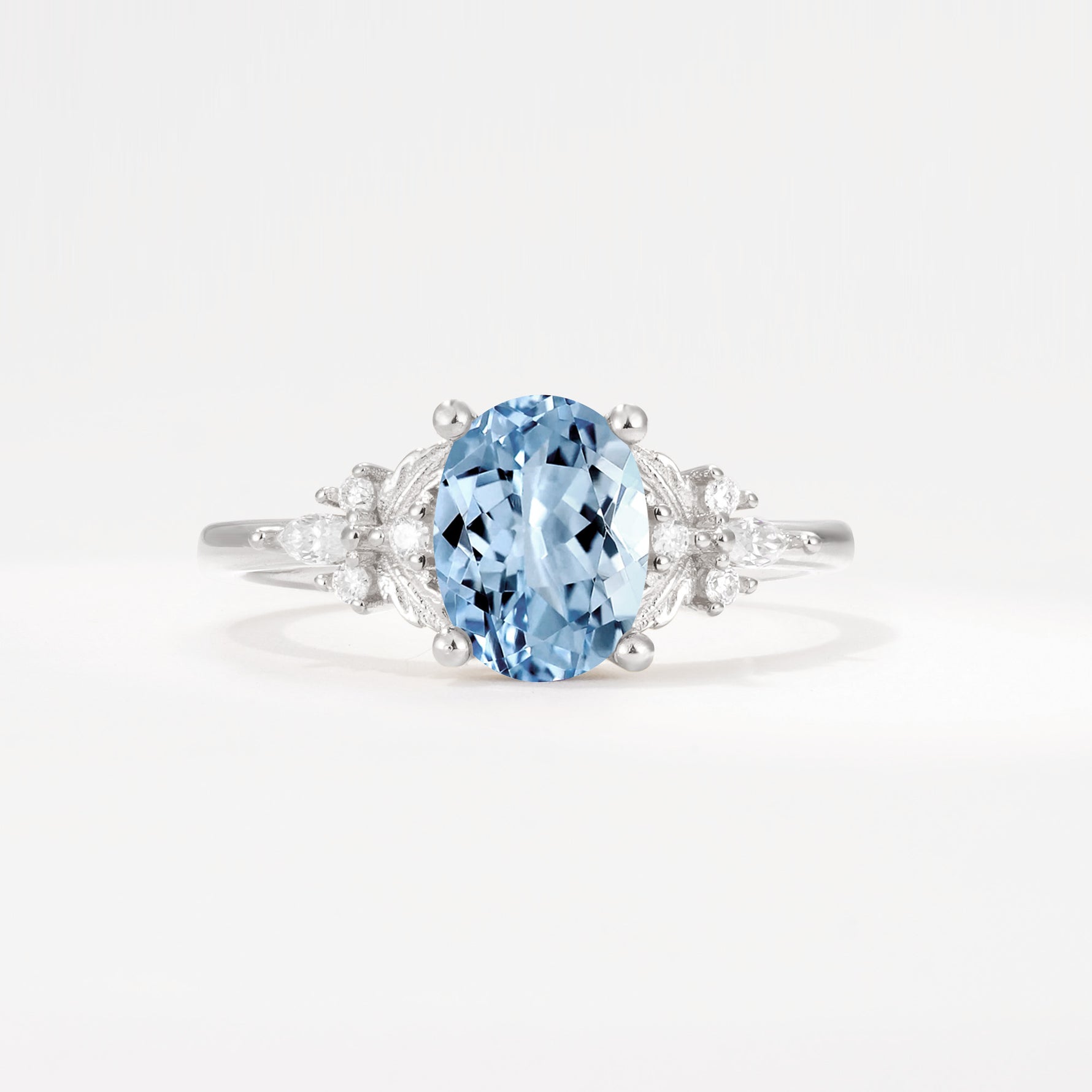 SR17613 Aquamarine Ring - Additional view