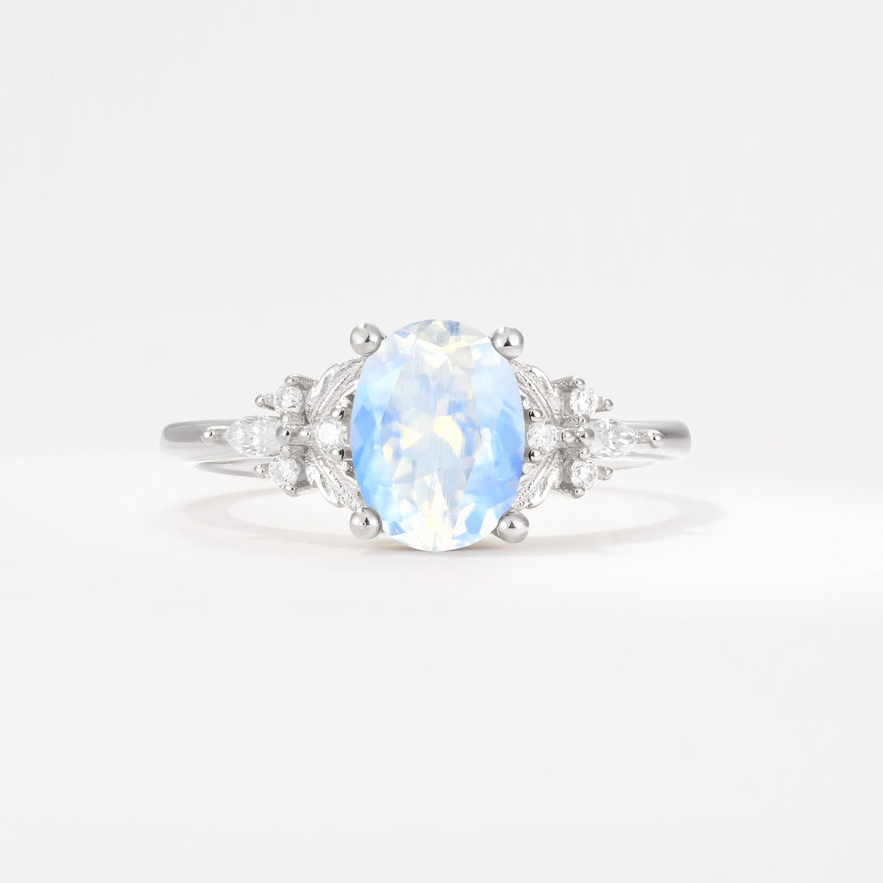 SR17613 Moonstone Ring - Additional view