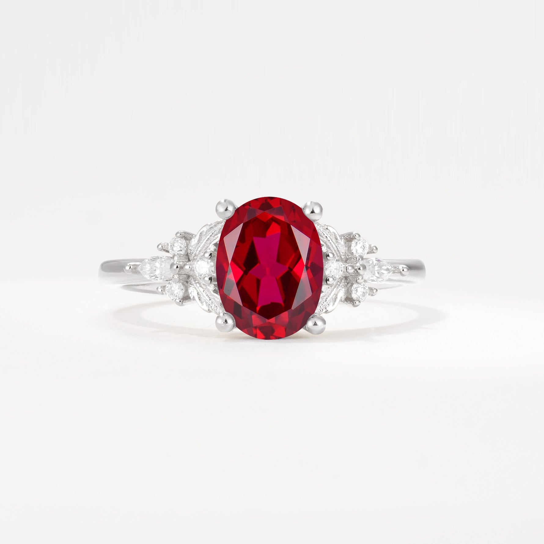 SR17613 Ruby Ring - Additional view