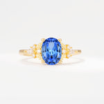 SR17613 Sapphire Ring - Yellow-Gold
