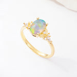 SR17613 Fire Opal Ring - Additional view