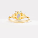 SR17613 Fire Opal Ring - Additional view