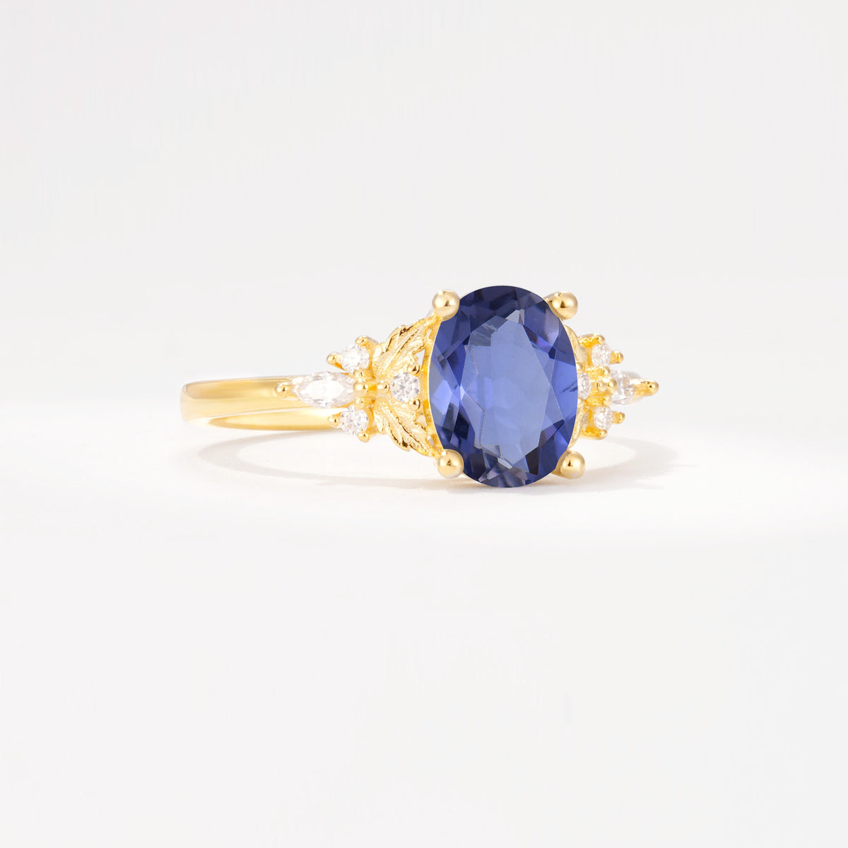SR17613 Tanzanite Ring - White-Gold
