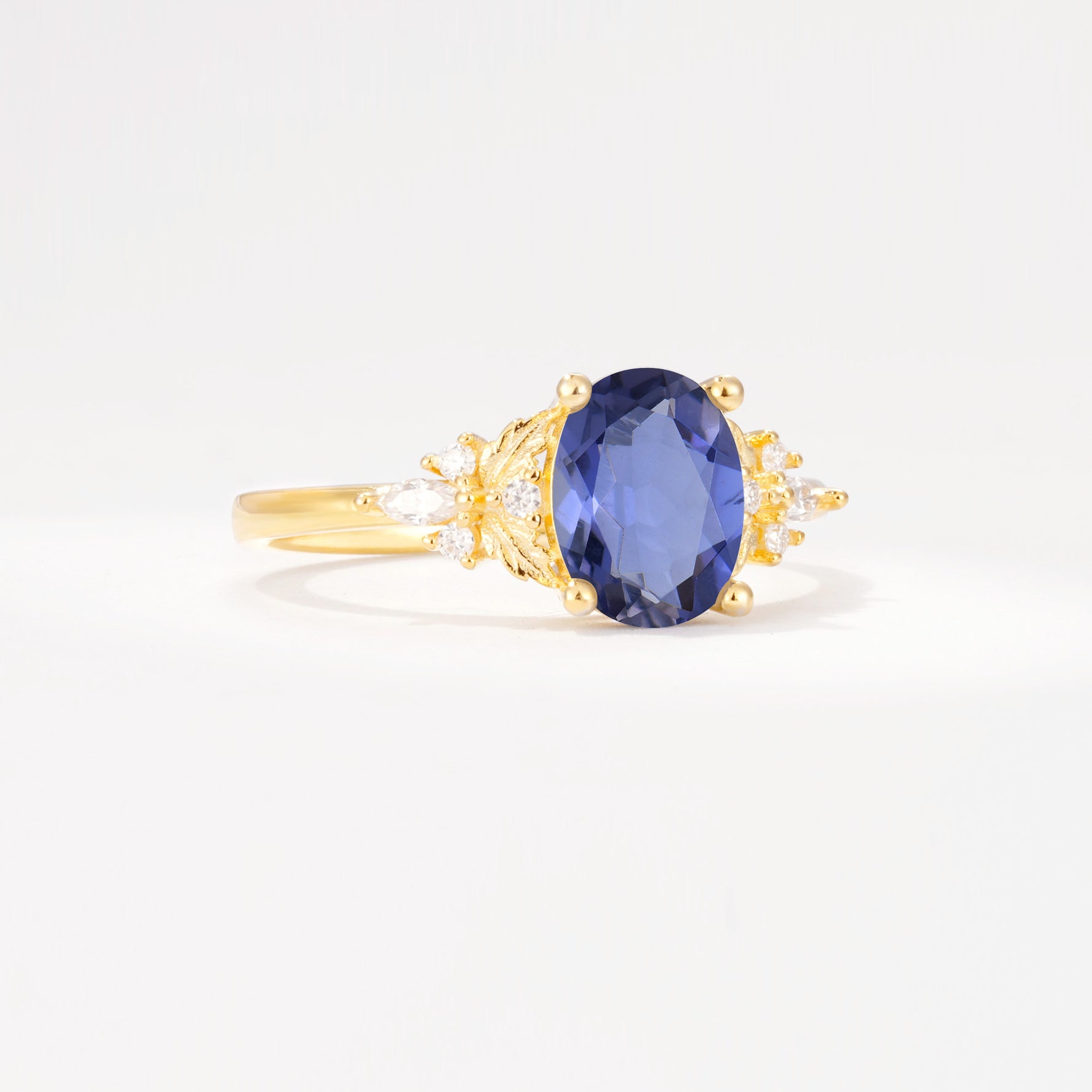 SR17613 Tanzanite Ring - White-Gold