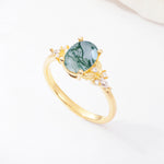 SR17613 Moss Agate Ring - Additional view