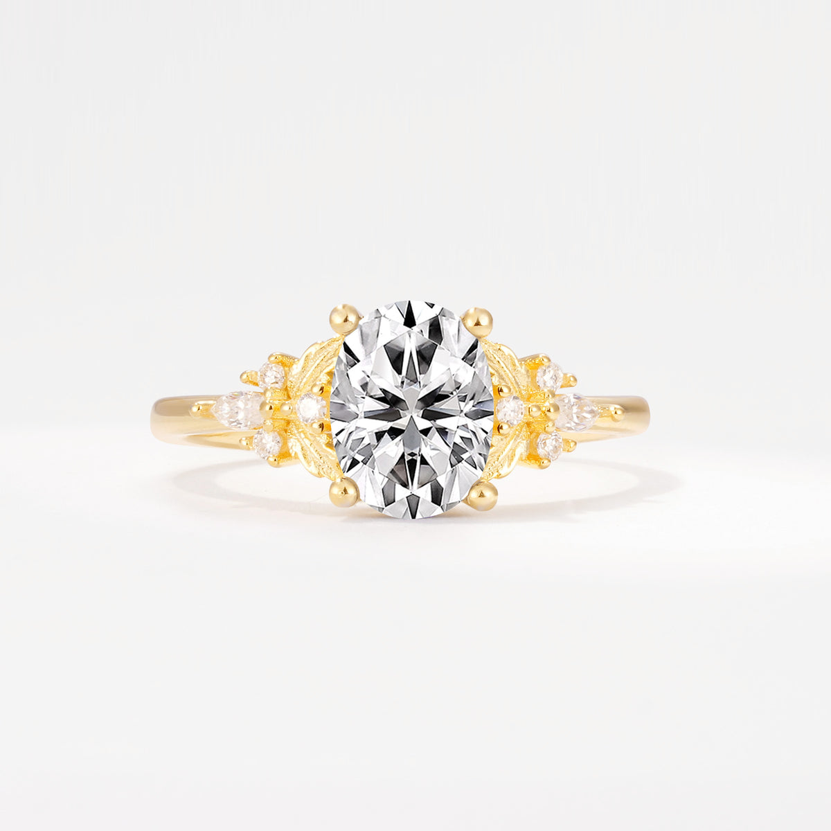 SR17613 Lab Diamond Ring - Yellow-Gold