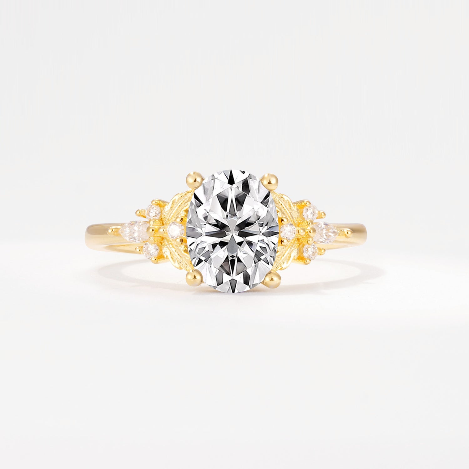 SR17613 Lab Diamond Ring - Yellow-Gold