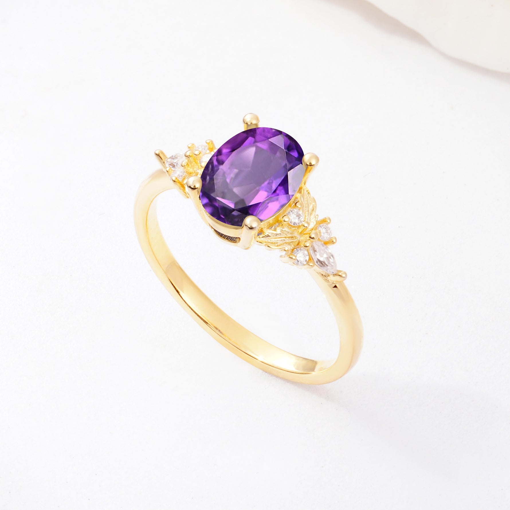 SR17613 Amethyst Ring - Additional view