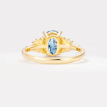 SR17613 Aquamarine Ring - Additional view