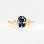 SR17613 Alexandrite Ring - Yellow-Gold
