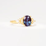 SR17613 Alexandrite Ring - White-Gold