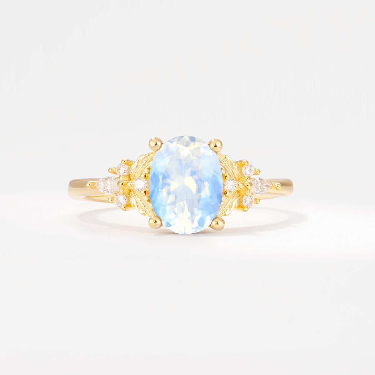 SR17613 Moonstone Ring - Yellow-Gold