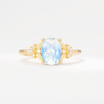 SR17613 Moonstone Ring - Yellow-Gold