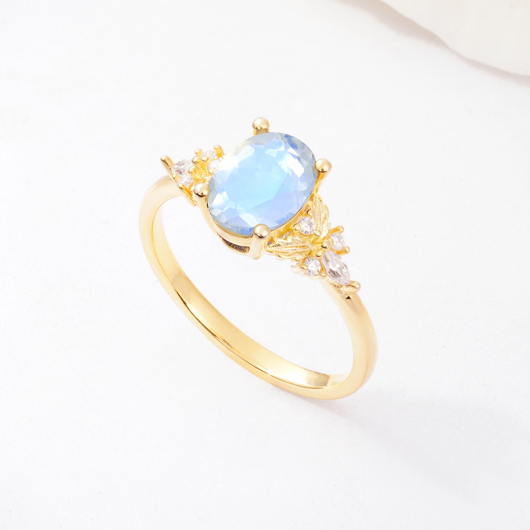SR17613 Moonstone Ring - Additional view