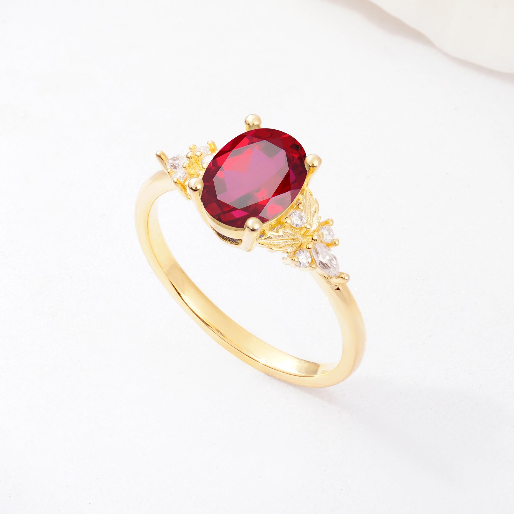 SR17613 Ruby Ring - Additional view