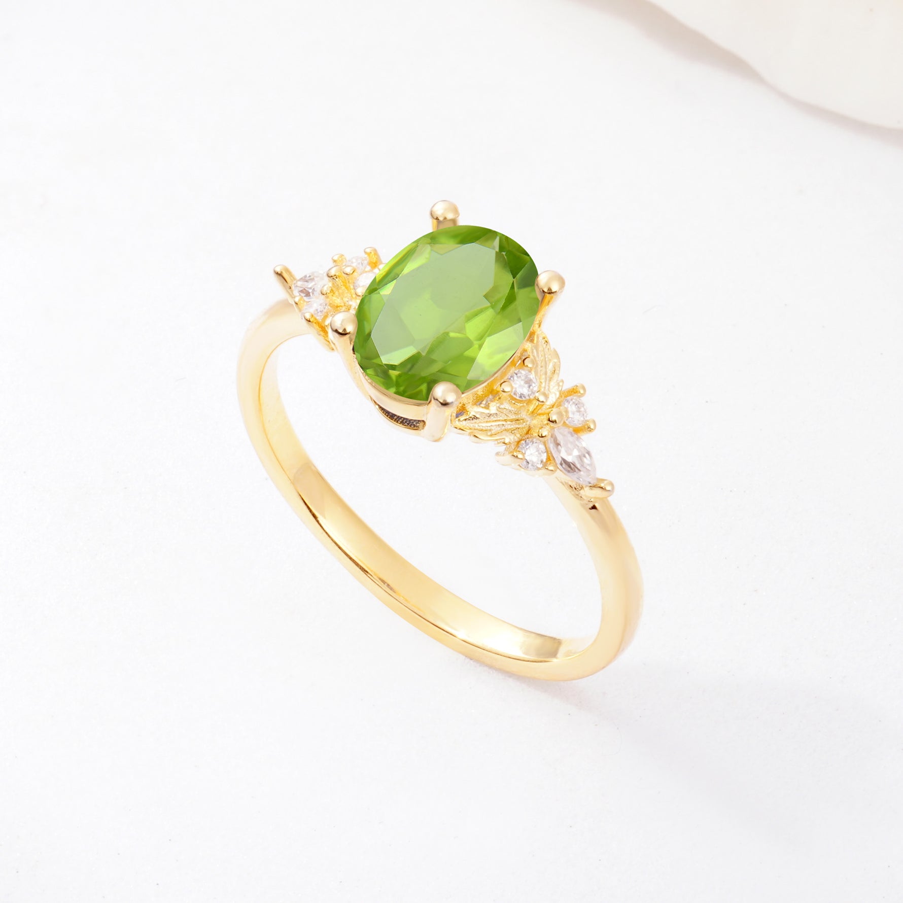 SR17613 Peridot Ring - Additional view