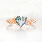SR17617 Moss Agate Ring - Additional view
