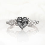 SR17617 Black Rutilated Quartz Ring - Additional view