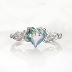 SR17617 Moss Agate Ring - Additional view