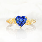 SR17617 Sapphire Ring - Yellow-Gold