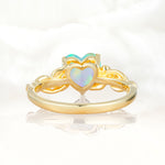 SR17617 Fire Opal Ring - Additional view