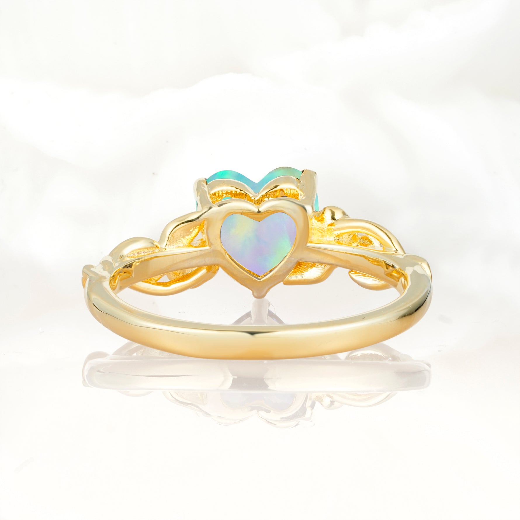 SR17617 Fire Opal Ring - Additional view
