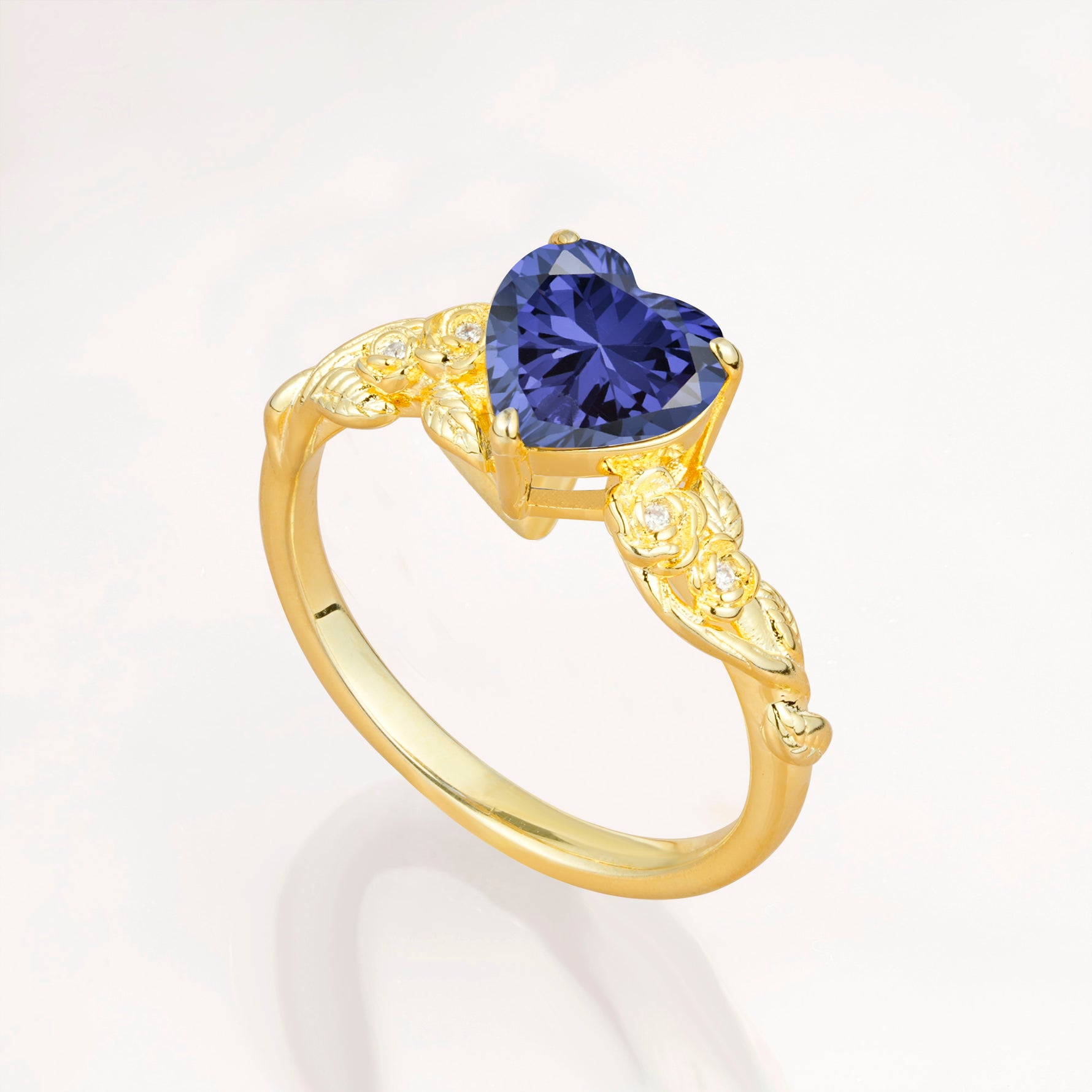 SR17617 Tanzanite Ring - White-Gold