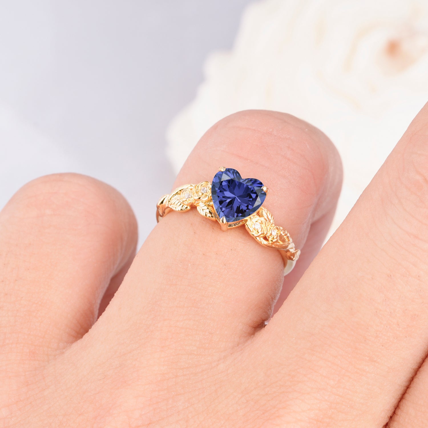 SR17617 Tanzanite Ring - Rose-Gold