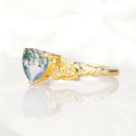 SR17617 Moss Agate Ring - Additional view