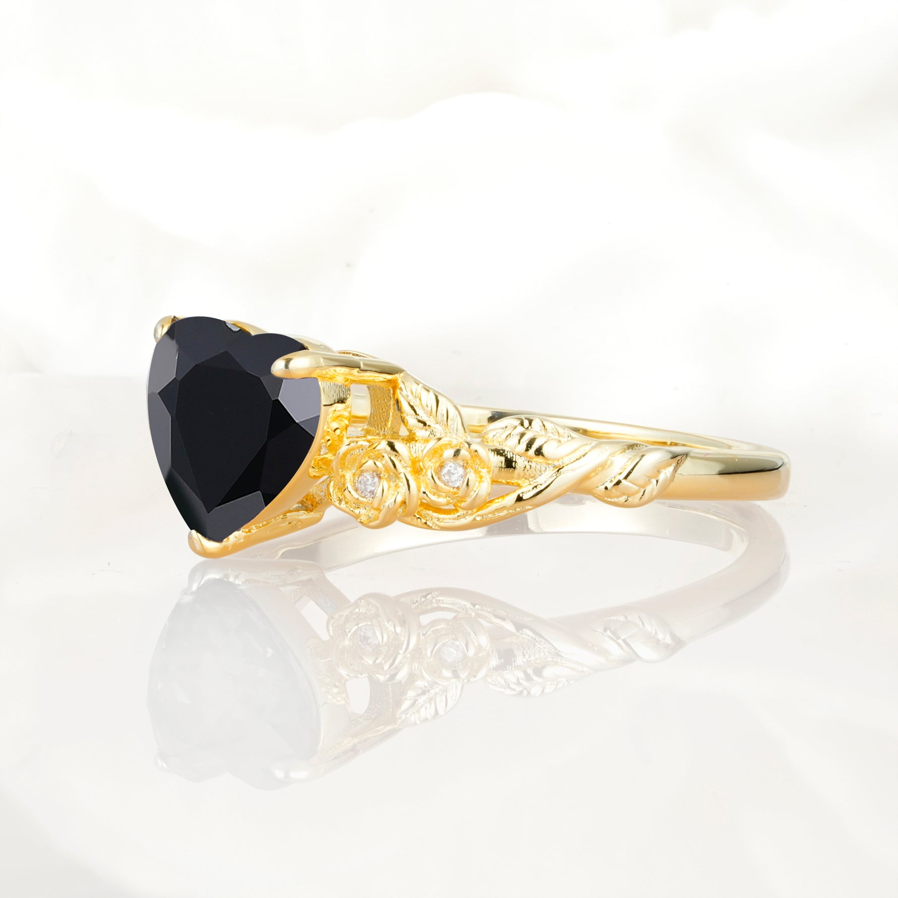 SR17617 Black Onyx Ring - Additional view