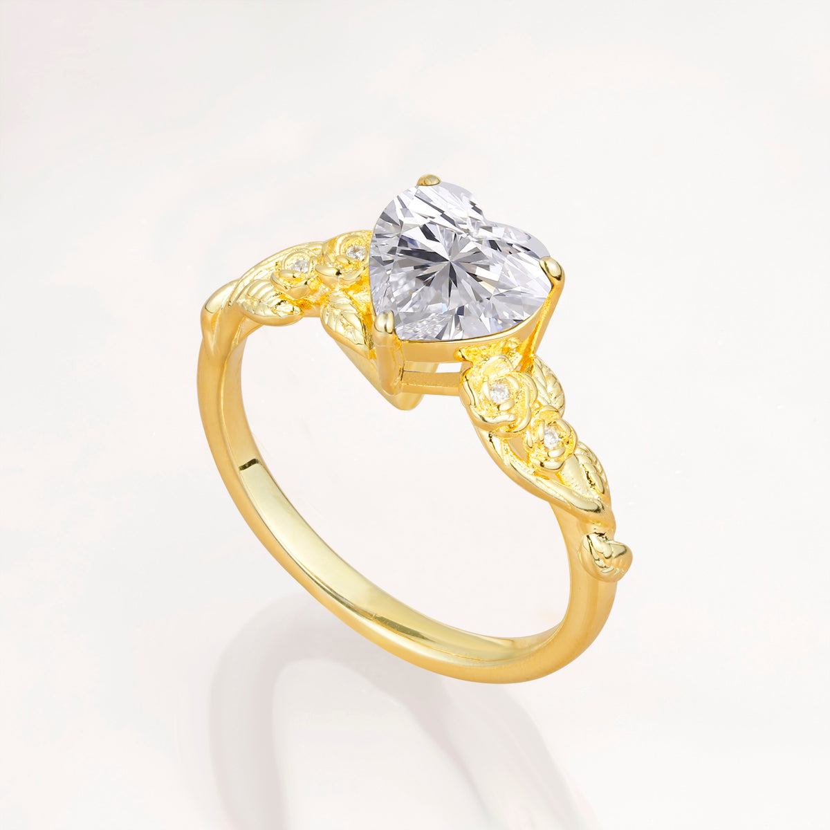 SR17617 Lab Diamond Ring - White-Gold
