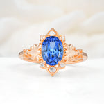 SR17618 Sapphire Ring - Additional view