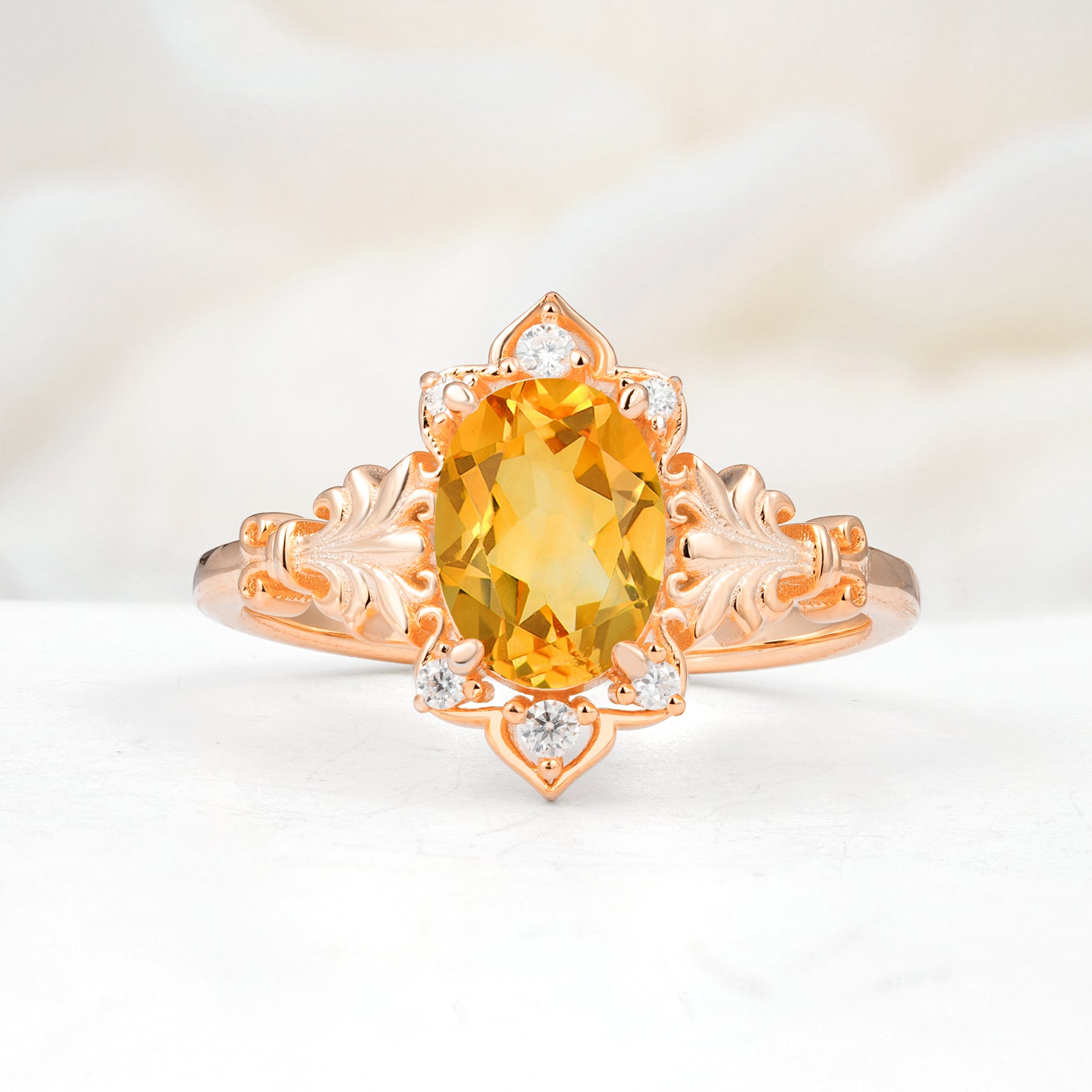 SR17618 Citrine Ring - Additional view