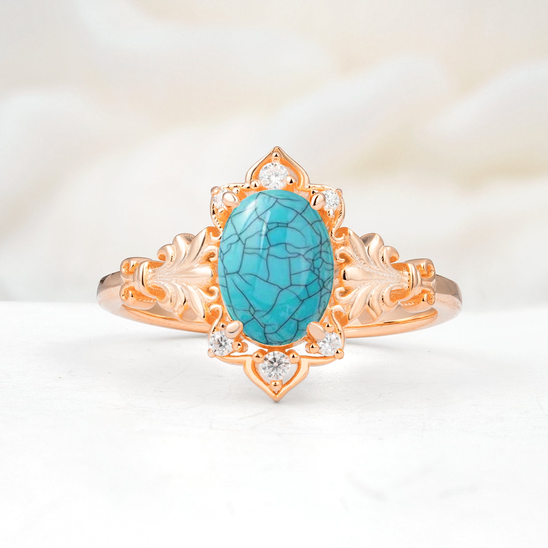 SR17618 Turquoise Ring - Additional view
