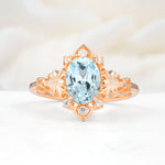 SR17618 Aquamarine Ring - Additional view