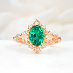 SR17618 Emerald Ring - Additional view