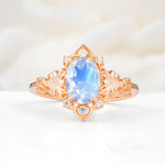 SR17618 Moonstone Ring - Additional view