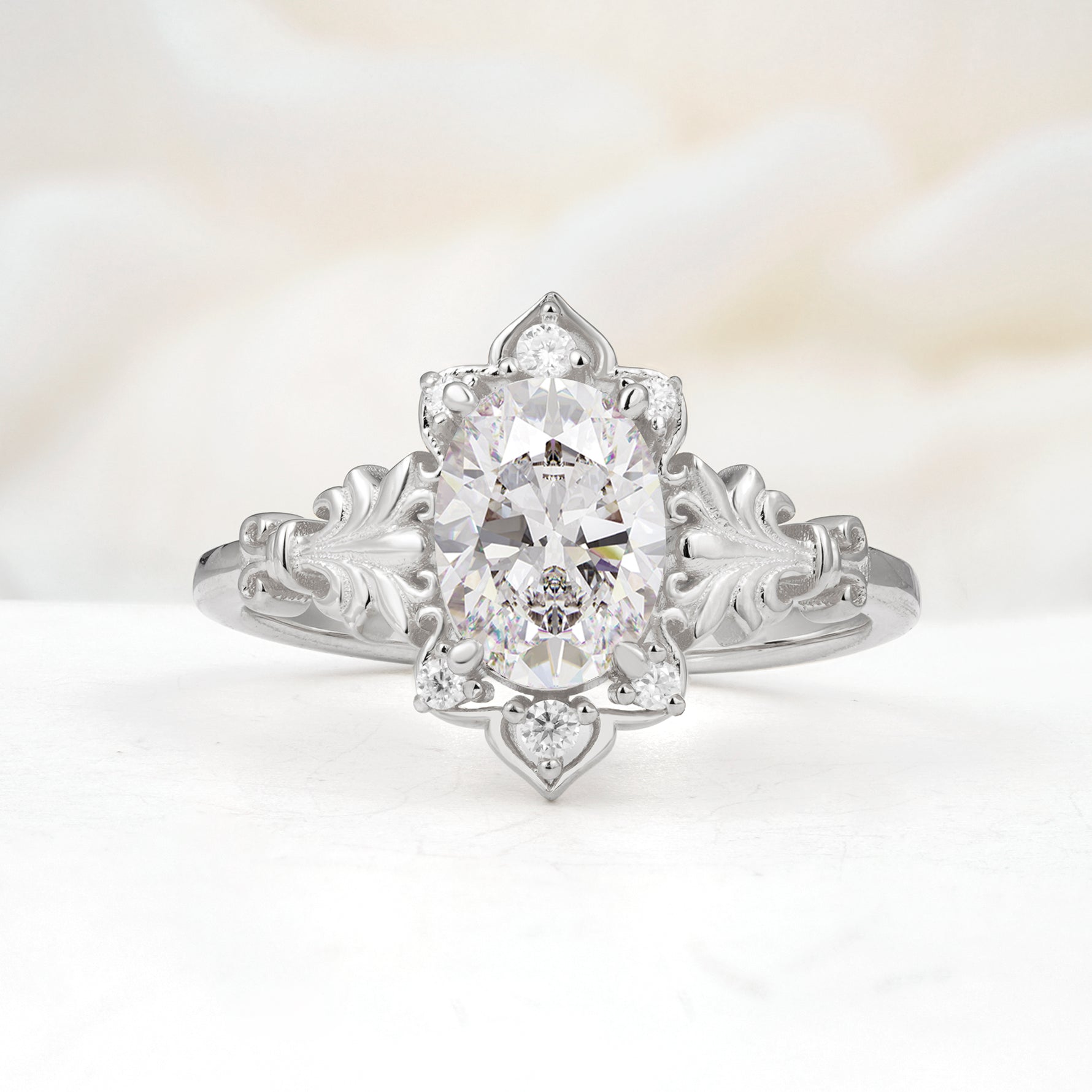 SR17618 Moissanite Ring - Additional view