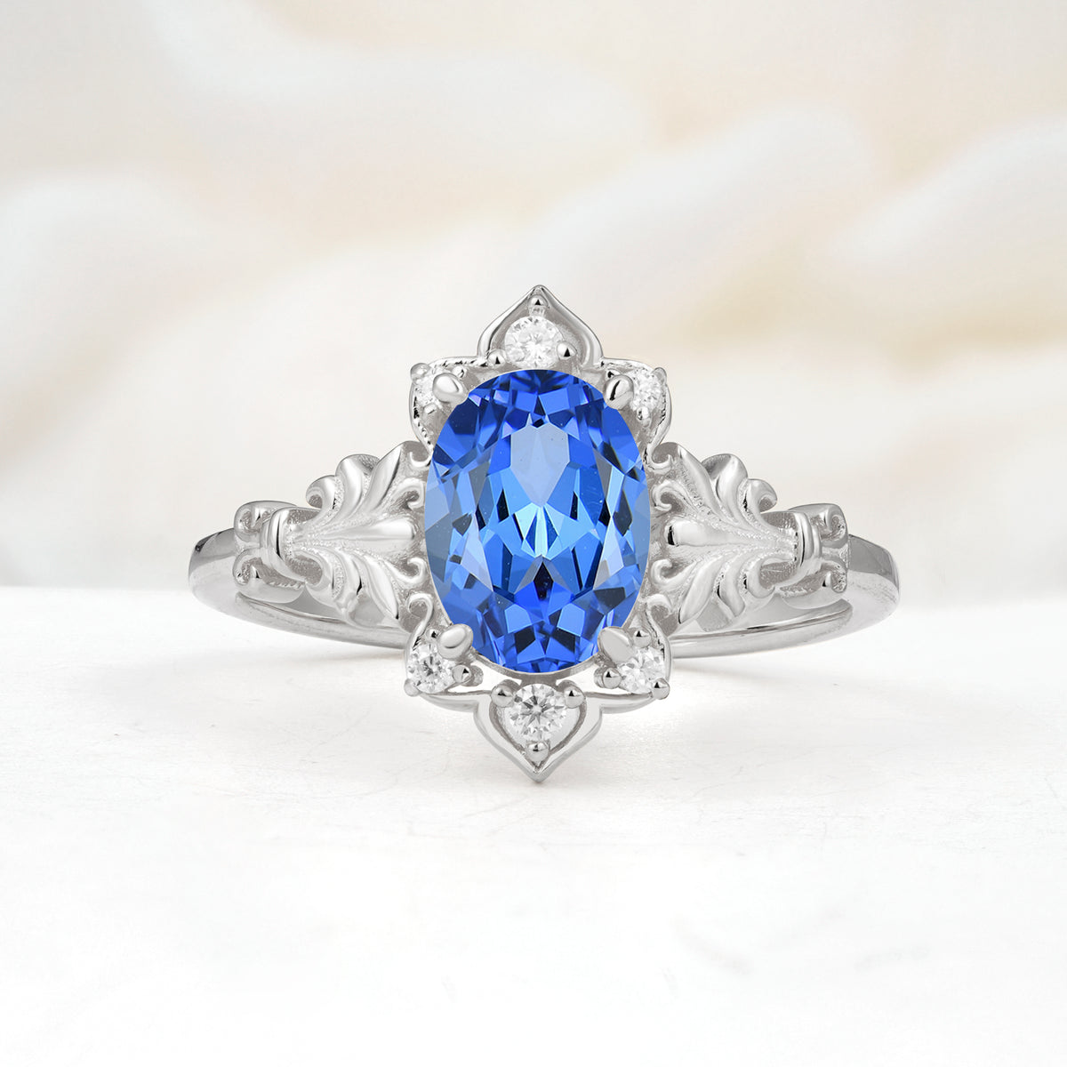 SR17618 Sapphire Ring - Additional view