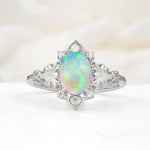 SR17618 Fire Opal Ring - Additional view